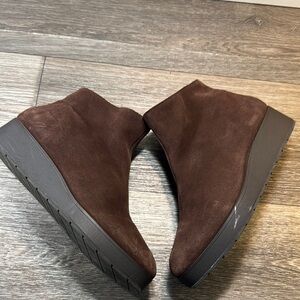 Lucky brand Brown Suede Ankle Boots woman’s 9
